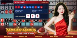Soi cầu tài xỉu Winvn với dãy T X đã ra cạnh các viên xúc xắc của phiên mới chưa lắc